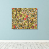 William Morris Golden Lily Antiek Canvas Afdruk (Insitu (Houten vloer))