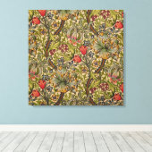 William Morris Golden Lily Antiek Canvas Afdruk (Insitu (Houten vloer))