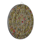 William Morris Golden Lily Antiek Dartbord (Voorkant Links)