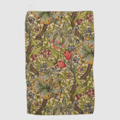 William Morris Golden Lily Antiek Golfhanddoek (Voorkant)