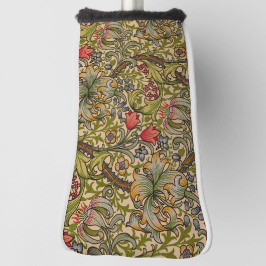 William Morris Golden Lily Antiek Golfheadcover (Draai 90)