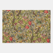 William Morris Golden Lily Antiek Inpakpapier Vel (Voorkant)