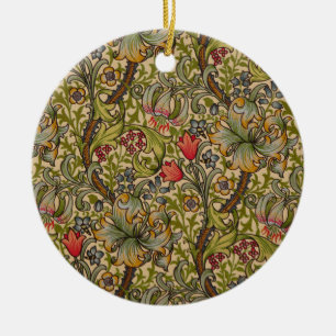 William Morris Golden Lily Antiek Keramisch Ornament