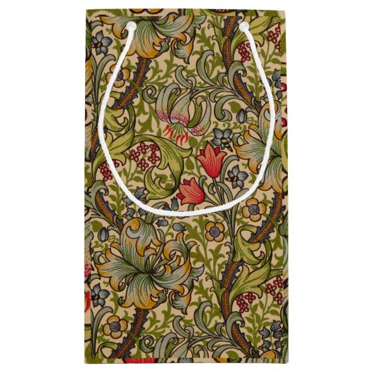 William Morris Golden Lily Antiek Klein Cadeauzakje (Achterkant)