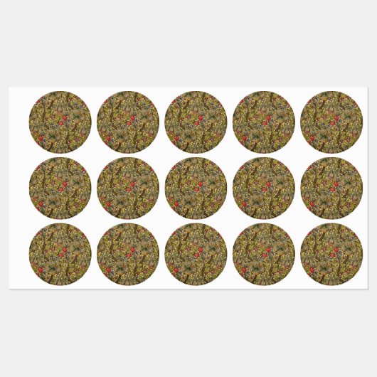 William Morris Golden Lily Antiek Labels (Vel)