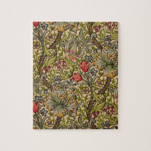 William Morris Golden Lily Antiek Legpuzzel (Verticaal)