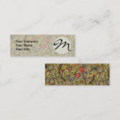 William Morris Golden Lily Antiek Mini Visitekaartje (Voorkant / Achterkant)