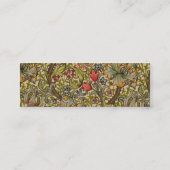 William Morris Golden Lily Antiek Mini Visitekaartje (Achterkant)