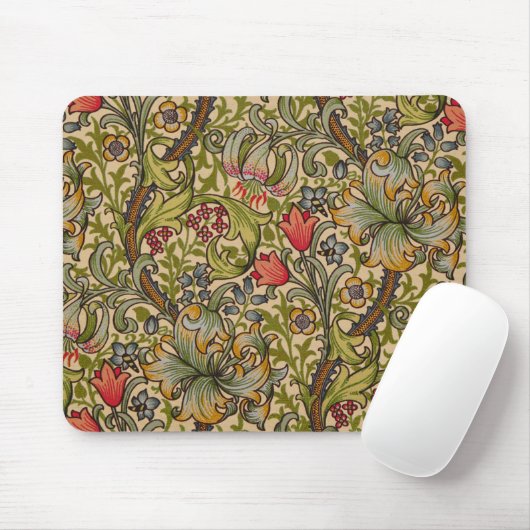 William Morris Golden Lily Antiek Muismat (Met muis)