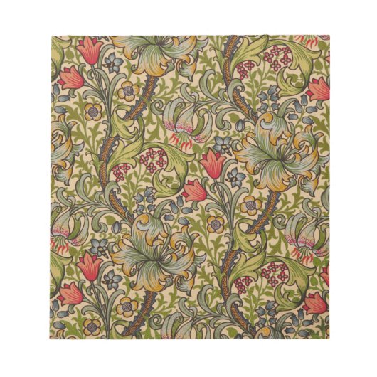 William Morris Golden Lily Antiek Notitieblok (Voorkant)
