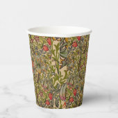 William Morris Golden Lily Antiek Papieren Bekers (Rechts)