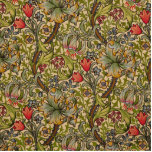 William Morris Golden Lily Antiek Staand Fotobeeldje<br><div class="desc">Antiek Floral Wallpaper Golden Lilly by Dearle The Golden Lilly Floral model by 19th Century British wallpaper designer John Henry Dearle, die voor het bedrijf William Morris werkt, shows van een prachtig patroon van blauwe en rode bloemen, gouden lionen en groene zwenkbladeren in een zacht groen en tan ontwerp. Het...</div>