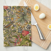 William Morris Golden Lily Antiek Theedoek (Quarter Fold)