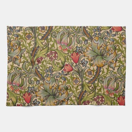 William Morris Golden Lily Antiek Theedoek (Horizontaal)