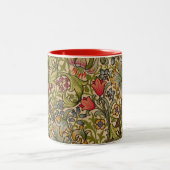 William Morris Golden Lily Antiek Tweekleurige Koffiemok (Center)