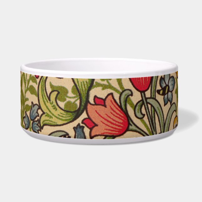 William Morris Golden Lily Antiek Voerbakje (Voorkant)