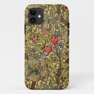 William Morris Golden Lily Antieke Bloempatroon Case-Mate iPhone Case