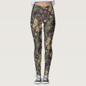 William Morris Golden Lily Art Nouveau Floral Leggings (Voorkant)
