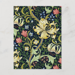 William Morris Golden Lily Bloemen Patroon Briefkaart