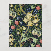 William Morris Golden Lily Bloemen Patroon Briefkaart (Voorkant)