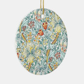 William Morris Golden Lily Bloemen Patroon Keramisch Ornament (Rechts)