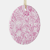 William Morris Golden Lily Bloemen Patroon Keramisch Ornament (Rechts)