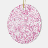 William Morris Golden Lily Bloemen Patroon Keramisch Ornament (Links)