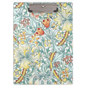 William Morris Golden Lily Bloemen Patroon Klembord (Voorkant)