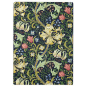 William Morris Golden Lily Bloemen Patroon Klembord (Achterkant)