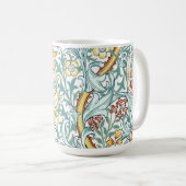 William Morris Golden Lily Bloemen Patroon Koffiemok (Voorkant rechts)