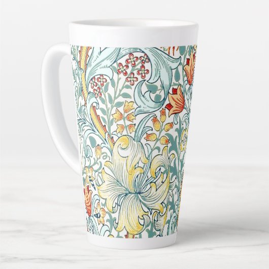 William Morris Golden Lily Bloemen Patroon Latte Mok (Linkerhoek)