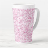 William Morris Golden Lily Bloemen Patroon Latte Mok (Rechterhoek)