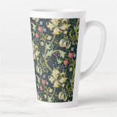 William Morris Golden Lily Bloemen Patroon Latte Mok (Rechts)