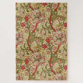 William Morris Golden Lily Bloemen Patroon Legpuzzel