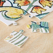 William Morris Golden Lily Bloemen Patroon Legpuzzel (Zijkant)