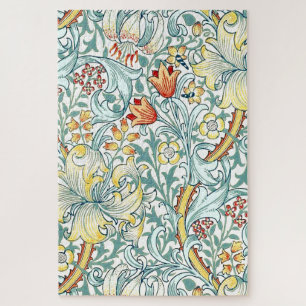 William Morris Golden Lily Bloemen Patroon Legpuzzel