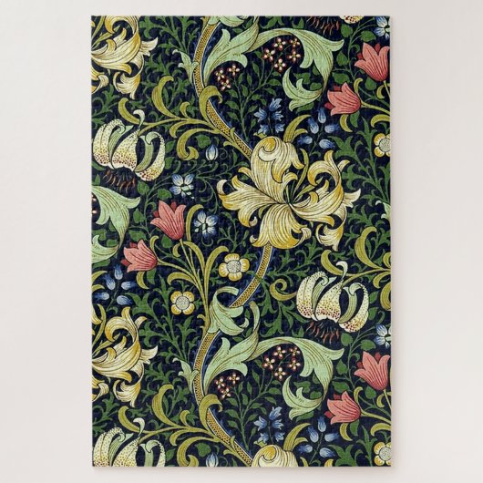 William Morris Golden Lily Bloemen Patroon Legpuzzel (Verticaal)