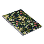 William Morris Golden Lily Bloemen Patroon Notitieboek (Rechterzijde)