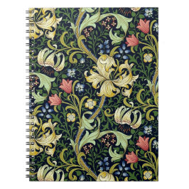 William Morris Golden Lily Bloemen Patroon Notitieboek