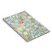 William Morris Golden Lily Bloemen Patroon Notitieboek (Rechterzijde)