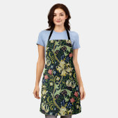 William Morris Golden Lily Bloemen Patroon Schort (Gedragen)