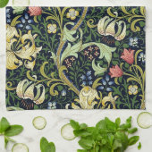 William Morris Golden Lily Bloemen Patroon Theedoek (Gevouwen)