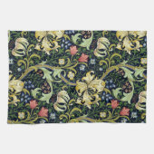 William Morris Golden Lily Bloemen Patroon Theedoek (Horizontaal)