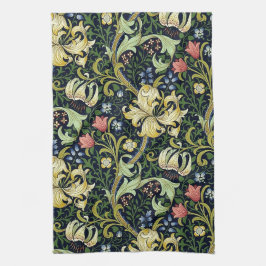 William Morris Golden Lily Bloemen Patroon Theedoek