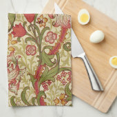 William Morris Golden Lily Bloemen Patroon Theedoek (Quarter Fold)