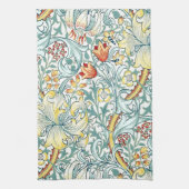William Morris Golden Lily Bloemen Patroon Theedoek (Verticaal)