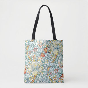 William Morris Golden Lily Bloemen Patroon Tote Bag