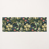 William Morris Golden Lily Bloemen Patroon Yogamat (Achterkant (horizontaal))