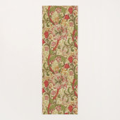 William Morris Golden Lily Bloemen Patroon Yogamat (Achterkant)