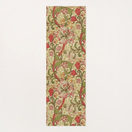 William Morris Golden Lily Bloemen Patroon Yogamat